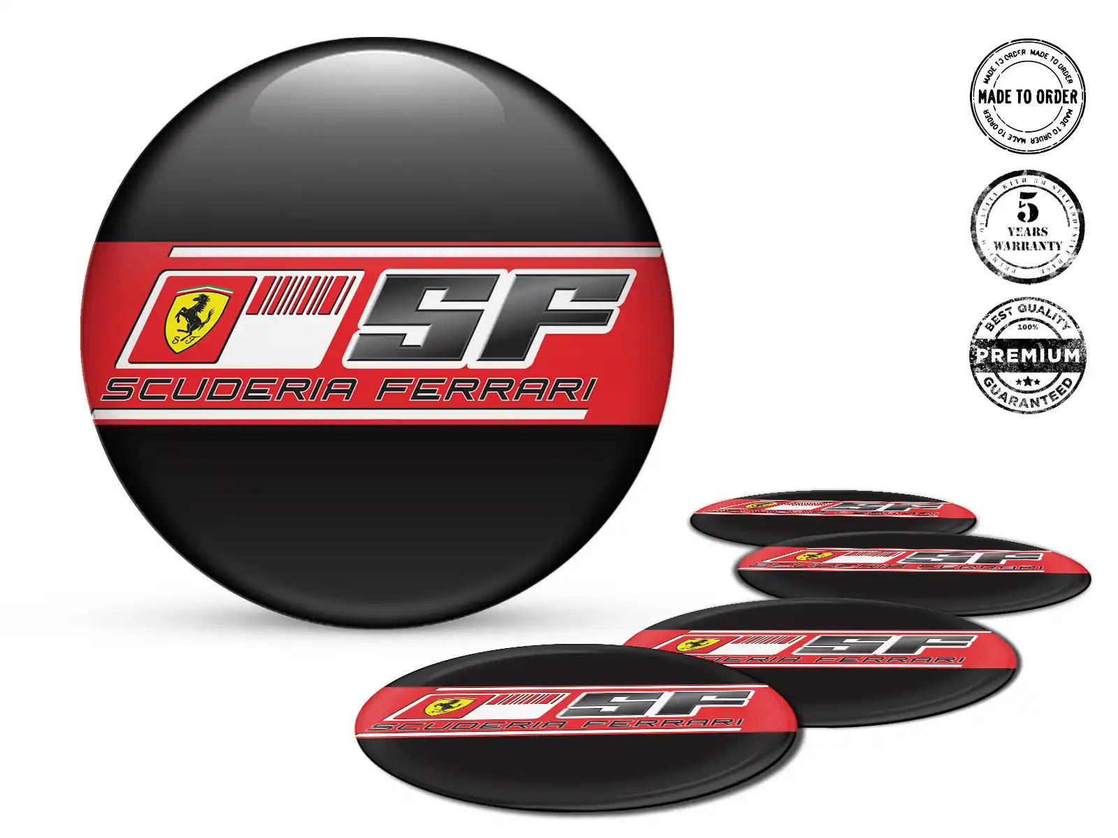 Ferrari Radplaketten Ausgabe Premium Autoembleme